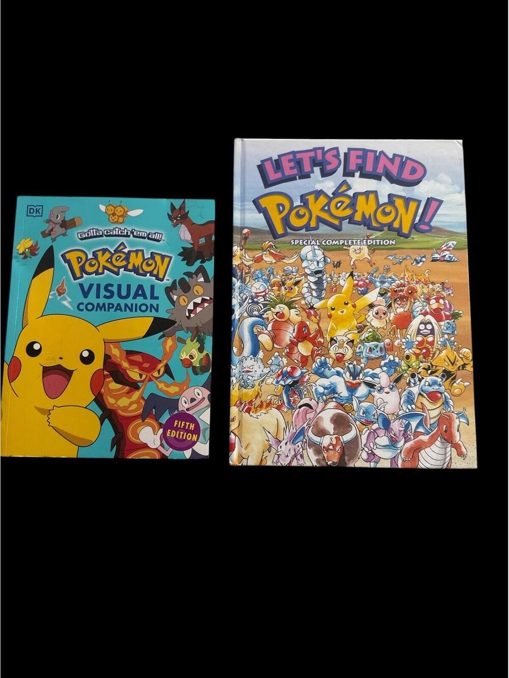 Pokemon Book Lot Visual Companion & Let’s Find Pokemon - Lot of 2 Books